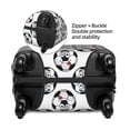 thumbnail image 4 of Xecao Happy Football print Elastic Luggage Cover, with double-sided print , is perfect for travel, business, and daily use, 4 of 9