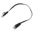thumbnail image 2 of 60 Pcs Câble Réseau Internet Plat 1 Pieds Cat6 Haute Vitesse Patch Fil Lan avec Connecteurs Rj45 Sans Accroc, 2 of 5