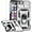 Silver with camera cover Military-Grade 2nd gen, variant on for iPhone SE (3rd and 2nd gen) 2022 and iPhone 8/7/6 Case with Camera Lens Cover HD Screen Protector, Military Grade Drop Protection Magnetic Ring Holder Kickstand Protective Phone Case (Silver)