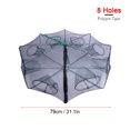thumbnail image 4 of Cage à Poisson Pliable Appât de Pêche Net Jeté Poisson Net Cage Atterrissage Net, 4 of 4
