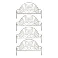 thumbnail image 4 of 4PCS Multifunctional Fence Splicable and Detachable Garden Fence Reusable Decorative Courtyard Guardrail New, 4 of 5