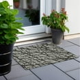 thumbnail image 6 of Addison Rugs Chantille Indoor/Outdoor Transitional Organic Gray Washable Rectangle Rug, 1'8" x 2'6", 6 of 6