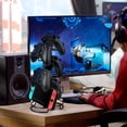 thumbnail image 2 of Soporte para mando Xbox de 5 niveles, soporte para mandos de videojuegos para escritorio Xbox/PS5/PS4/Switch, soporte para auriculares con almohadilla antideslizante, 2 of 6