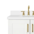 thumbnail image 4 of ARIEL TAYLOR 43 IN. LEFT OFFSET SINGLE OVAL SINK VANITY IN MIDNIGHT BLUE, 4 of 7
