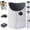 Gray, variant on Under Desk Heater, Leg Toaster Heater, Office Under Desk Leg Warmer with 6 Temperature Settings, Timer & Overheat Protection, Gray