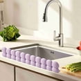 thumbnail image 4 of Barrera de silicona para lavabo y lavavajilla, facilita la limpieza la protección contra salpicaduras secas de la encimera. Se adapta a los fregaderos estándar, 4 of 8