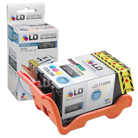 LD Compatible T106N (Series 23) High Yield Color Cartridge for Dell V515w