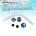 thumbnail image 3 of Manguera de Skimmer de Piscina y Adaptador B, Instalacia Fácil Kits de Conector de Boquilla de Agua de la Piscina Resistente para la Piscina Sobre El Suelo, 3 of 7