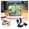 thumbnail image 4 of Portable Full HD 1080P 2K 4K Webcam PC Laptop Auto Focus Webcam Live Streaming Flexible With Microphone Live Broadcast WithLight ,Easy to Operate, 4 of 7