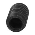 thumbnail image 3 of 1/4"-20 x 1/2" Tornillo de cabeza hexagonal con punto de copa, 50 piezas, color negro, 3 of 5
