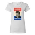 thumbnail image 1 of Ladies John F. Kennedy JFK 1960 Campaign Poster T-Shirt Tee, 1 of 2