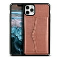 thumbnail image 3 of Case for iPhone 12 Mini Wallet Cover with Credit Card Holder & Hidden Mirror, Allytech Luxury Kickstand Magnetic Button Wrist Lanyard Women Girly Back PU Leather Case for iPhone 12 Mini 5.4", Rosegold, 3 of 3