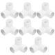 thumbnail image 1 of 8 piezas de codos para tuberías domésticas, conectores de manguera de agua, accesorios de codo para manguera, conectores de PVC para tuberías, conectores de esquina para tuberías, 1 of 7