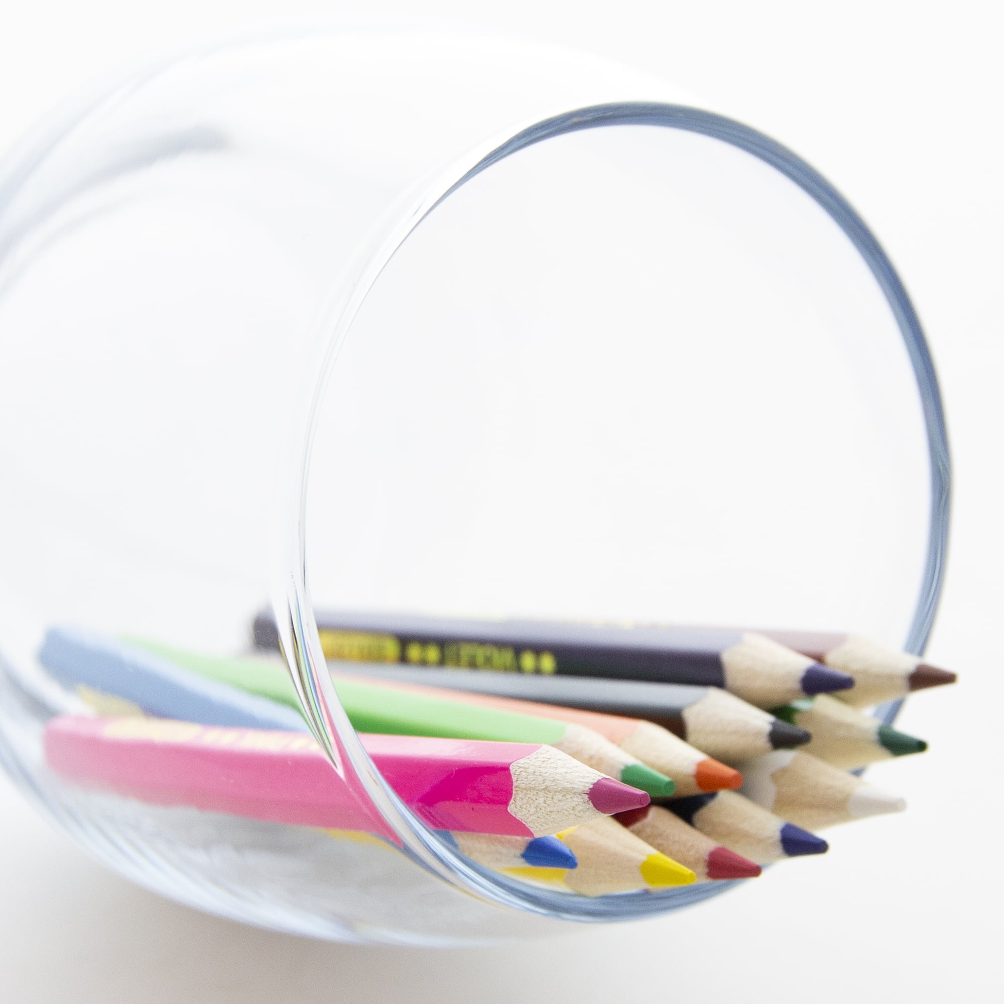 BAZIC 12 Mini Colored Pencils, Set for Art Drawing Sketching, 24-Pack