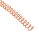 thumbnail image 3 of 20Pcs Spiral Binding Coil Large Capacity Spine Comb 30 Holes 13mm Diameter Set Kit Orange, 3 of 5