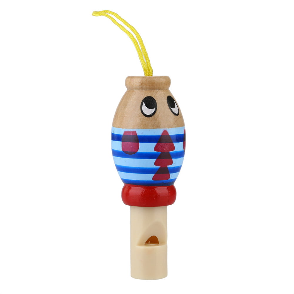 Kids Cartton Wooden Trumpet Buglet Hooter Bugle Educational Toy Musical Toy Gift 