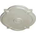 thumbnail image 3 of Ekena Millwork 21 1/4"W x 17 3/8"H x 1"P Waltz Ceiling Medallion (Fits Canopies up to 4 1/2"), Hand-Painted Flash Blue, 3 of 6