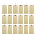 thumbnail image 1 of LEEYNEER 100 Pcs Shipping Label Labels Manila Wire Tags with Eyelets Blank for Packing Wired, 1 of 6