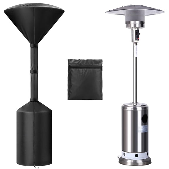 TSV Patio Heater Cover, Heavy Duty Waterproof Outdoor Heater Protector with Zipper and Storage Bag