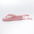 thumbnail image 6 of Puntoco Flip Flops for Women with Arch Support Yoga Mat Comfortable Summer Beach Walking Thong Cushion Sandals Slip On Indoor Outdoor Pink 9(42), 6 of 9