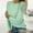 Green, variant on Outfmvch Womens Blouses,Basic Long Sleeves for Women,Womens Tops Trendy,Women's Round Neck Solid Color Hollow Stitching Long Sleeved T Shirt,Petite Tops for Women,Going Out Tops for Women Army Green L