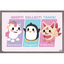 Adopt Me! - Adopt, Collect, Trade Wall Poster, 14.725" x 22.375" Framed