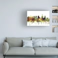 thumbnail image 3 of Marlene Watson 'Philadelphia Skyline Sg Safari Buff' Canvas Art, 3 of 3