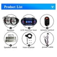 thumbnail image 5 of Motorcycle Bluetooth Speaker Amplifier Output 2.1A Music MP3 Player Burglar USB FM Radio Stereo Loud, 5 of 5