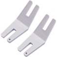 thumbnail image 1 of PinesC 2PCS Sewing Tools Button Clearance Plate Button-Reed Hump Jumper Presser Foot 413105601 Fit All Husqvarna Viking Pfaff Brother Singer Juki Janome Sewing Machine, 1 of 5