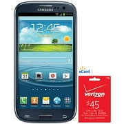 Verizon Prepaid Samsung Galaxy S3 Smartphone w/$45 Monthly Airtime Card