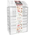 thumbnail image 4 of Sorbus Large Clear Makeup Organizer: 4-Piece Storage Set for Vanity, Bathroom, Dresser, 4 of 9
