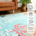 thumbnail image 3 of TWINNIS Area Rugs Floral Boho Rug Floor Carpet for Living Room Bedroom,5'x8',Blue, 3 of 7
