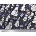 thumbnail image 2 of Soimoi Poly Georgette Fabric Women & Camera Fashion Fabric Prints by Yard 52 Inch Wide, 2 of 3