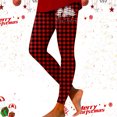 thumbnail image 1 of MKLEKYY Leggings deportivos para mujer Leggings con estampado navideño para mujer Leggings de ejercicio físico con realce Pantalones de yoga 1424, 1 of 4