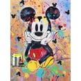 thumbnail image 1 of Kit de pintura de diamantes de polvo de Disney, grafiti colorido, Mickey, Hada, dibujos animados, imagen de moda, punto de cruz, hecho a mano, arte de diamantes de imitación DIY, 1 of 4