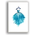 thumbnail image 3 of IDEA4WALL Framed Canvas Prints Wall Art Fashion Design of Blue Tulle Dress for Living Room, Bedroom, Office Ready to Hang - 24x36 inches, 3 of 4