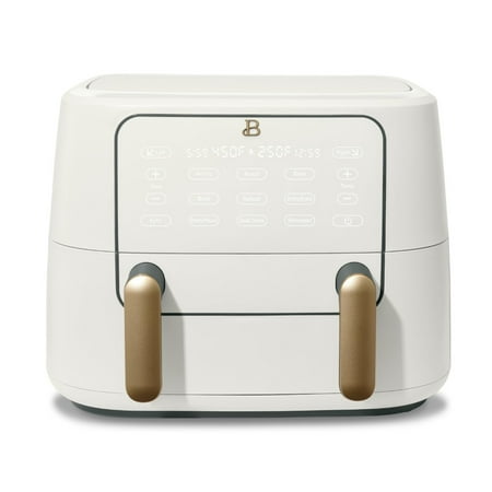 Beautiful 9QT TriZone Air Fryer  White Icing by Drew Barrymore