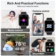thumbnail image 4 of Smart Watch for Men Women Fitness: Waterproof Make/Answer Call Smart Watches for Men Digital Mens Watches Running Step Tracker Smartwatch Android Phones iPhone Samsung Compatible, 4 of 7