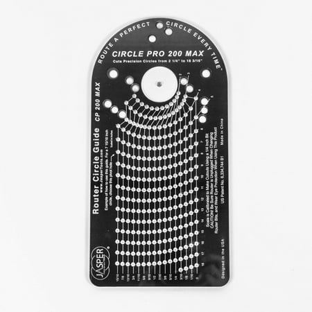 

JASPER MODEL 200 PRO LTD. EDITIONPolycarbonate Router Circle Cutting Guide