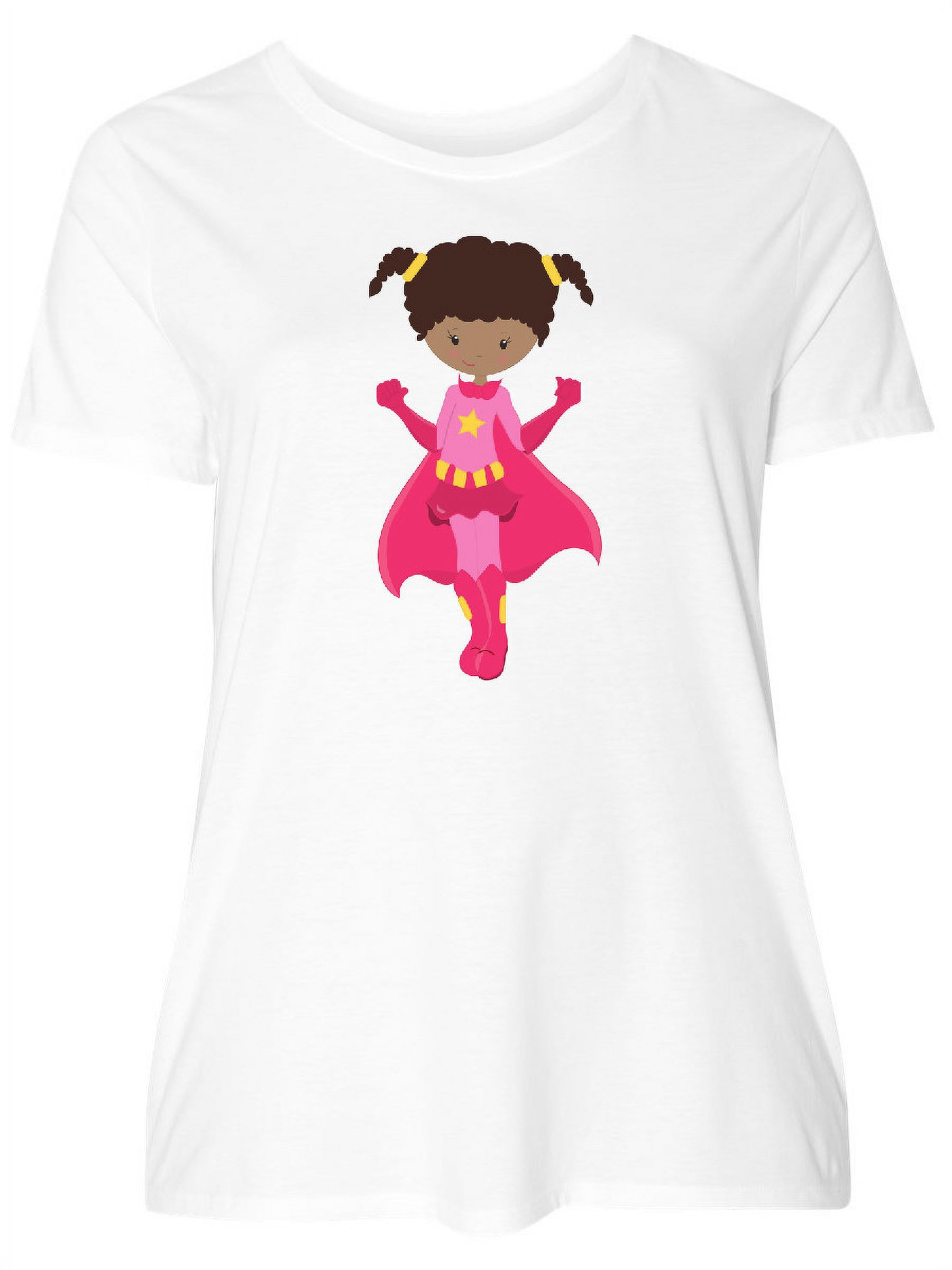 Inktastic Superhero Girl, African 