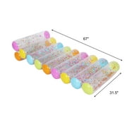 Packed Party Confetti Tube Float Pool Lounger for Ages 14 Years +