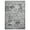 Gray, variant on Tzou 9' x 12' Vintage Floral Machine Washable Rug w/Non-Slip Backing, Low-Pile Foldable Carpet for Living Room, Kitchen, Bedroom, Soft, Pet-Friendly & Fade-Resistant
