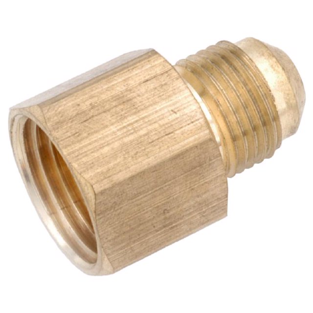 Adaptador Anderson Metals Male Flare 19 mm a Hembra Flare 12 mm