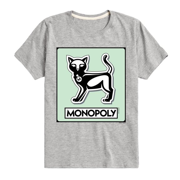 Monopoly - Cat Game Token - Toddler Short Sleeve Graphic T-Shirt