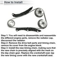thumbnail image 7 of Unique Bargains Timing Chain Kit for Kia Sorento Optima for Hyundai Santa Tucson Veloster 2.4 2.0L No.243212G111 1 Set, 7 of 7