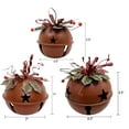 thumbnail image 5 of Metal Jingle Bell Christmas Decoration Cut Out Star Decorative Sleigh Bells Hanging Christmas Tree Ornament Vintage Rustic Bell Xmas Holiday Decor, 5 of 5