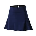 thumbnail image 2 of IROINNID Women's Sports Loose Fake Two-piece Anti-peep And Quick-drying Running Fitness Culottes Tennis Skirt Short Empire Waist Short Solid Color Skirt, 2 of 4