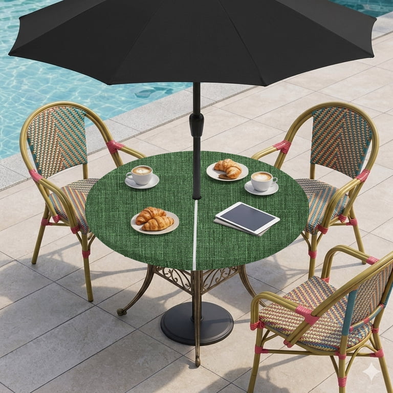 corliving patio umbrella base Cantilever Patio Umbrella with Base