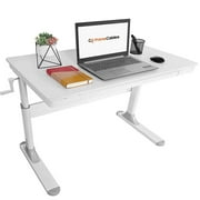 Bureau debout manuel ergonomique assis-debout réglable en hauteur tout-en-un (plateau de table inclus) pour le bureau à domicile