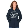 thumbnail image 4 of Shopaholic Aunt Cute Cool Fun Auntie Womens Plus Size Graphic Zipper Hoodie Brisco Brands 2X, 4 of 6